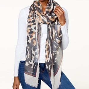 Vince Camuto Animal Print Scarf